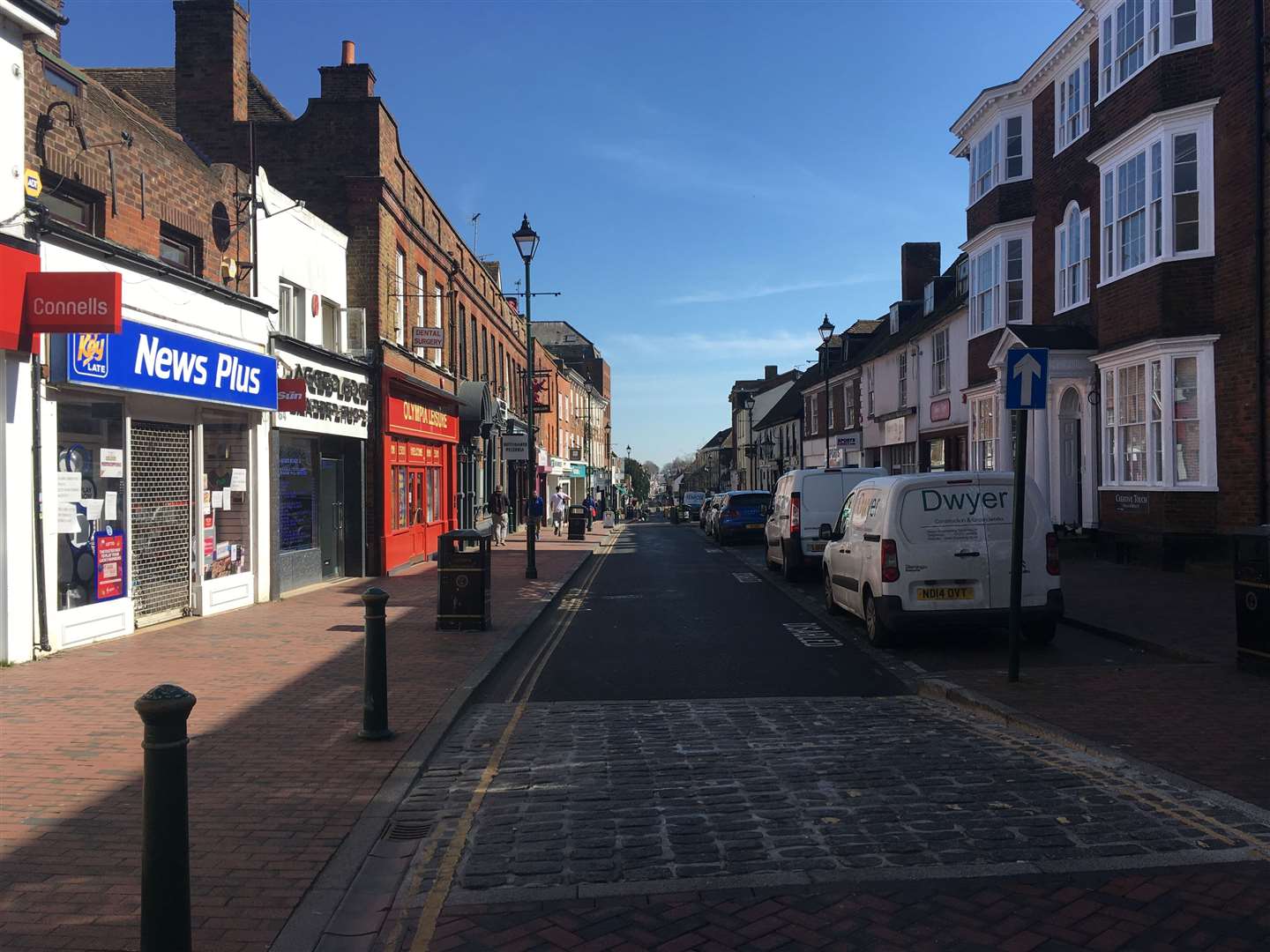 The reported thefts occurred in Sittingbourne High Street