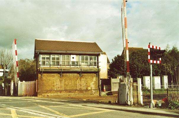 New Street signal box with hatching as it used to be