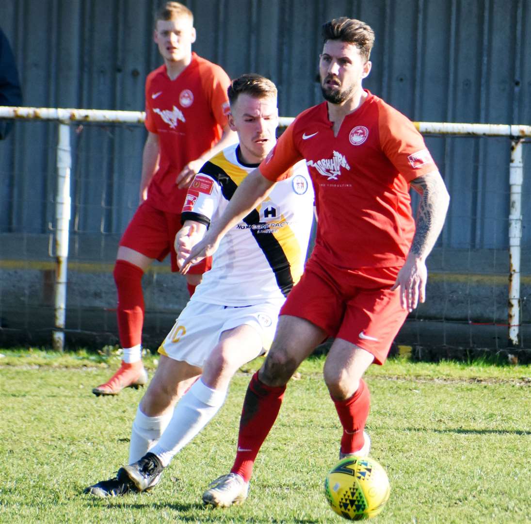 James Rogers has signed for Invicta after a spell as Hythe player-boss. Picture: Randolph File