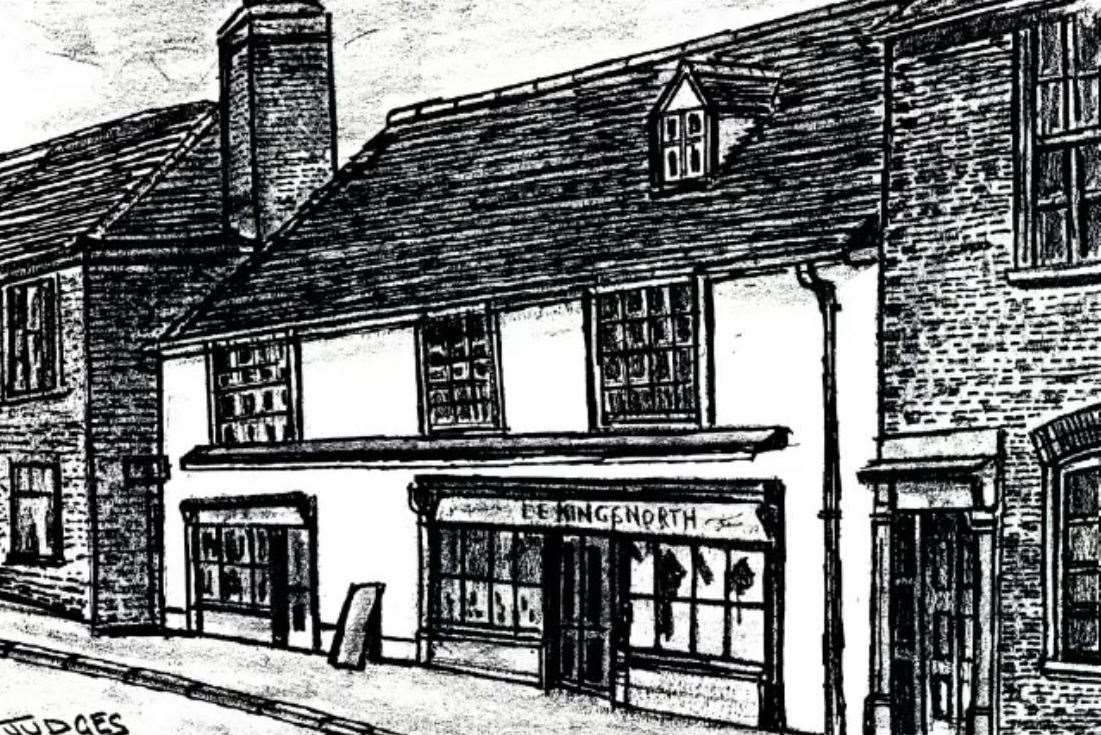 The village shop which was a grocer, draper, butcher and post office