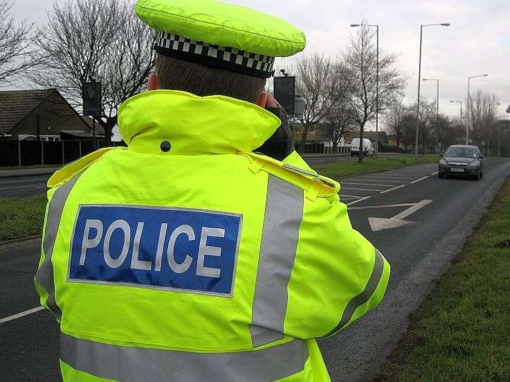 Police caught 36 motorists in three-and-a-half hours