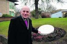 The Bishop of Dover with heritage stone