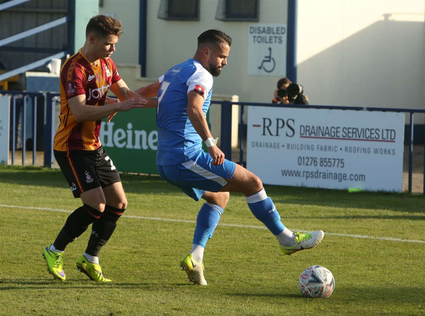 Ben Greenhalgh on the ball for Tonbridge Angels. Picture: Dave Couldridge (43053828)