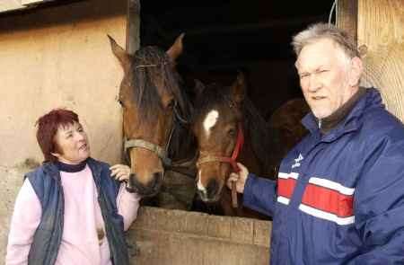 Roy and Sharon Paskell at their rescue centre