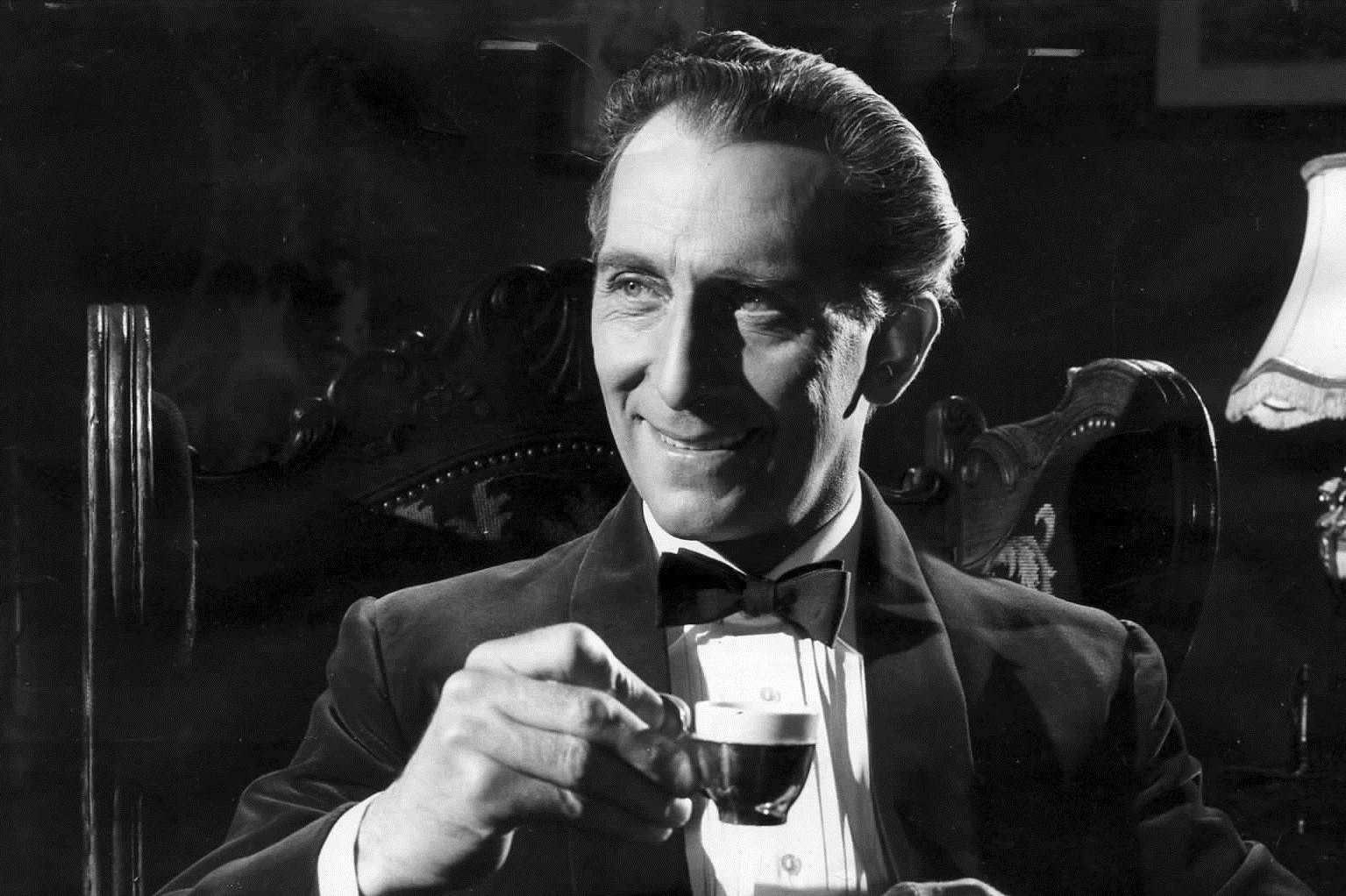 Actor Peter Cushing was famous for his starring roles in British horror films