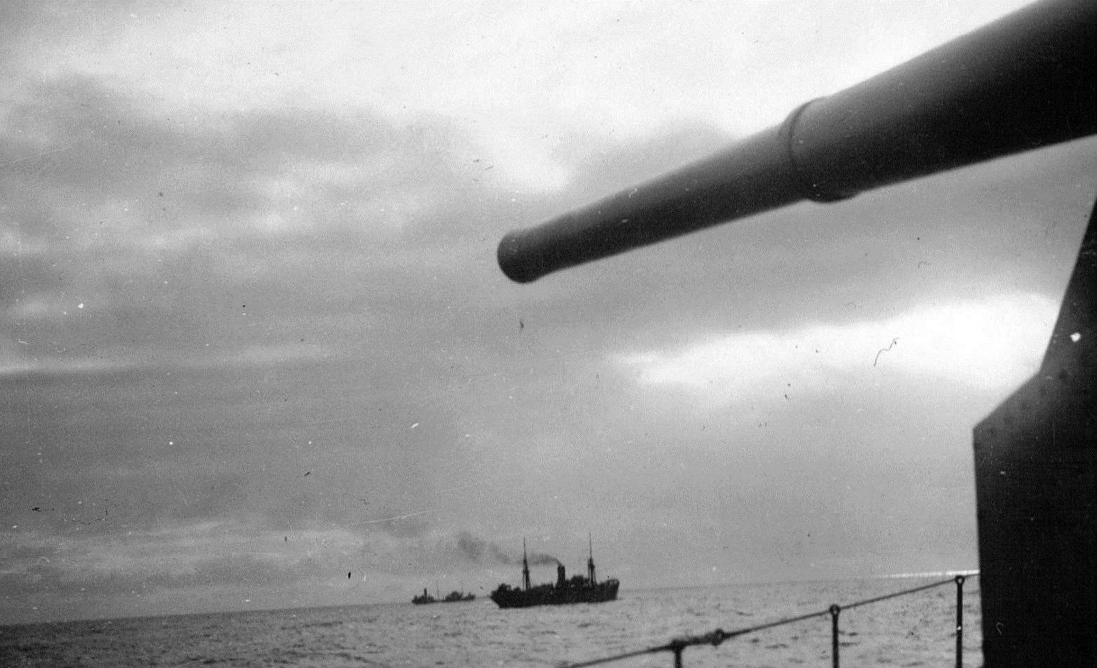 HMS Milne on an Arctic Convoy run