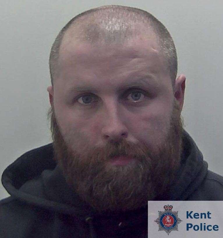 Kieron Carter was locked up last month. Picture: Kent Police
