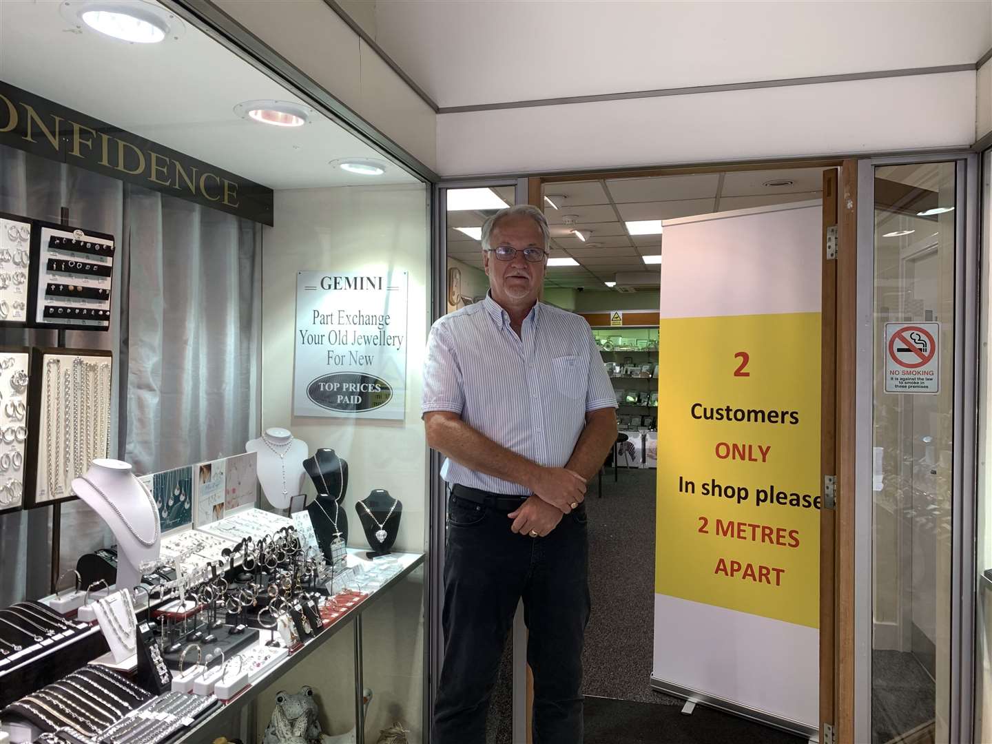 Tony Mankelow, owner of Gemini jewellers in Sheerness High Street