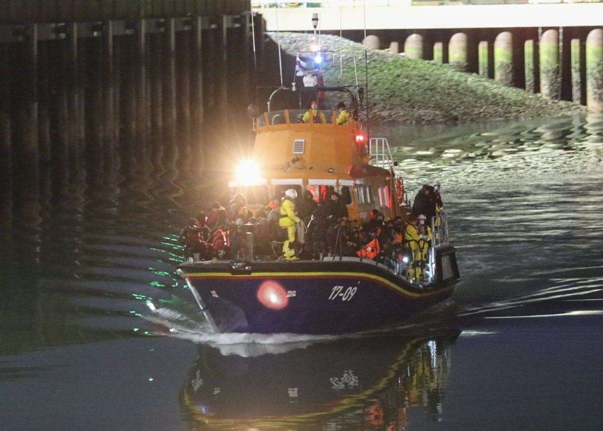 RNLI was involved in the rescue. Picture: UKNIP