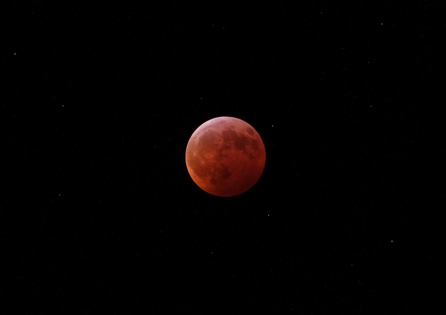 The full lunar eclipse in January