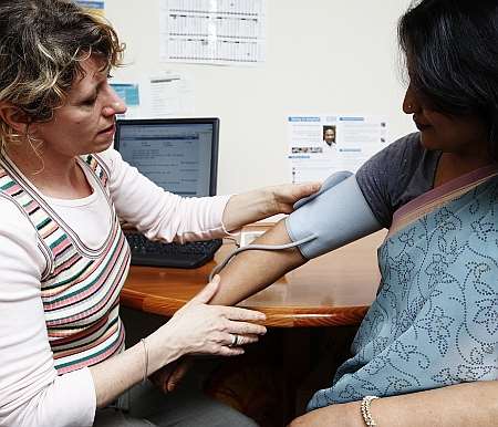 GP surgery. Library image courtesy NHS