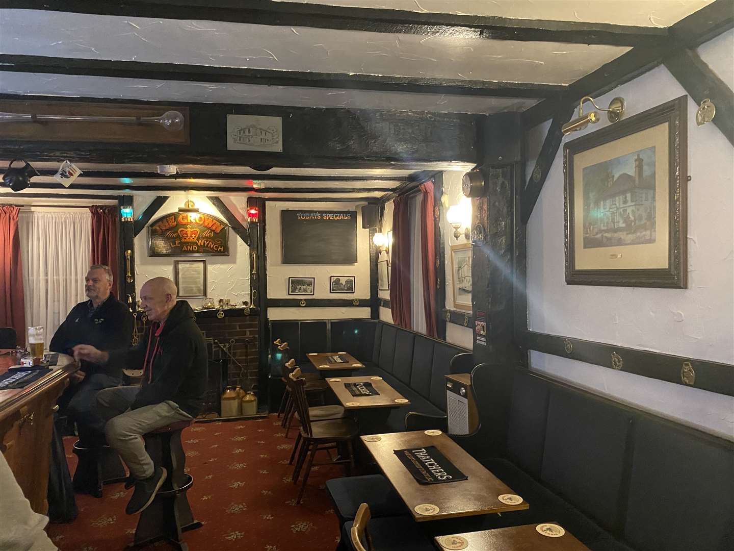 Inside The Crown pub