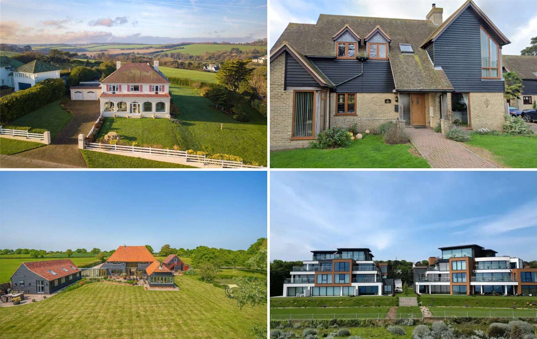 These houses can be found along some of Kent’s most expensive streets