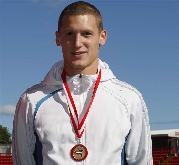 Matt Morsia from Hythe represented England in the triple jump and dreamt of competing at the Olympics