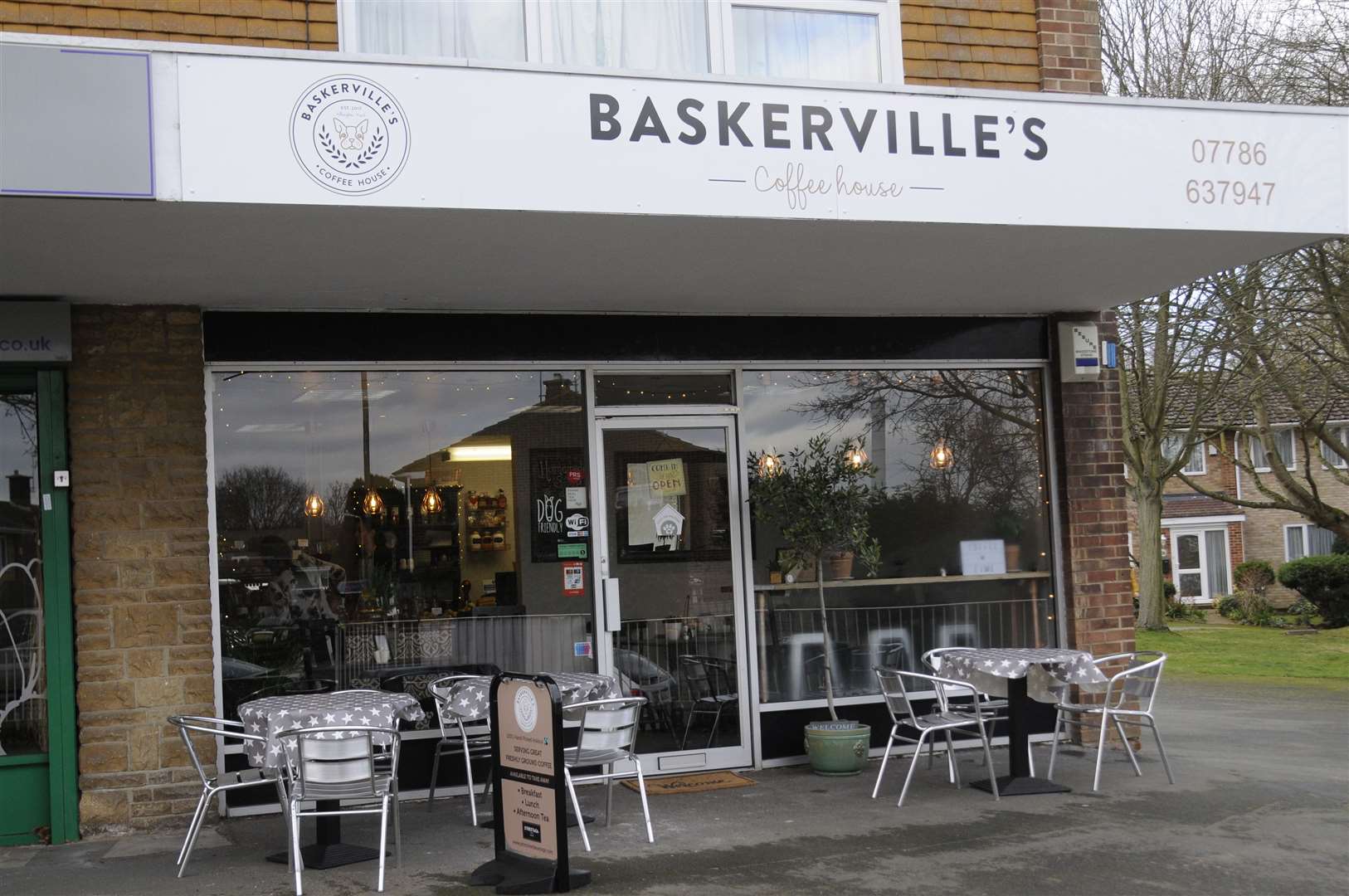 Baskerville's coffee house, near Maidstone. Picture: Gary Browne