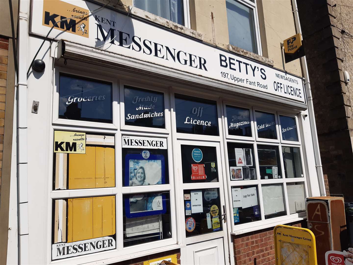 Betty's News in Upper Fant Road, Maidstone, is one of the few newsagents that still deliver