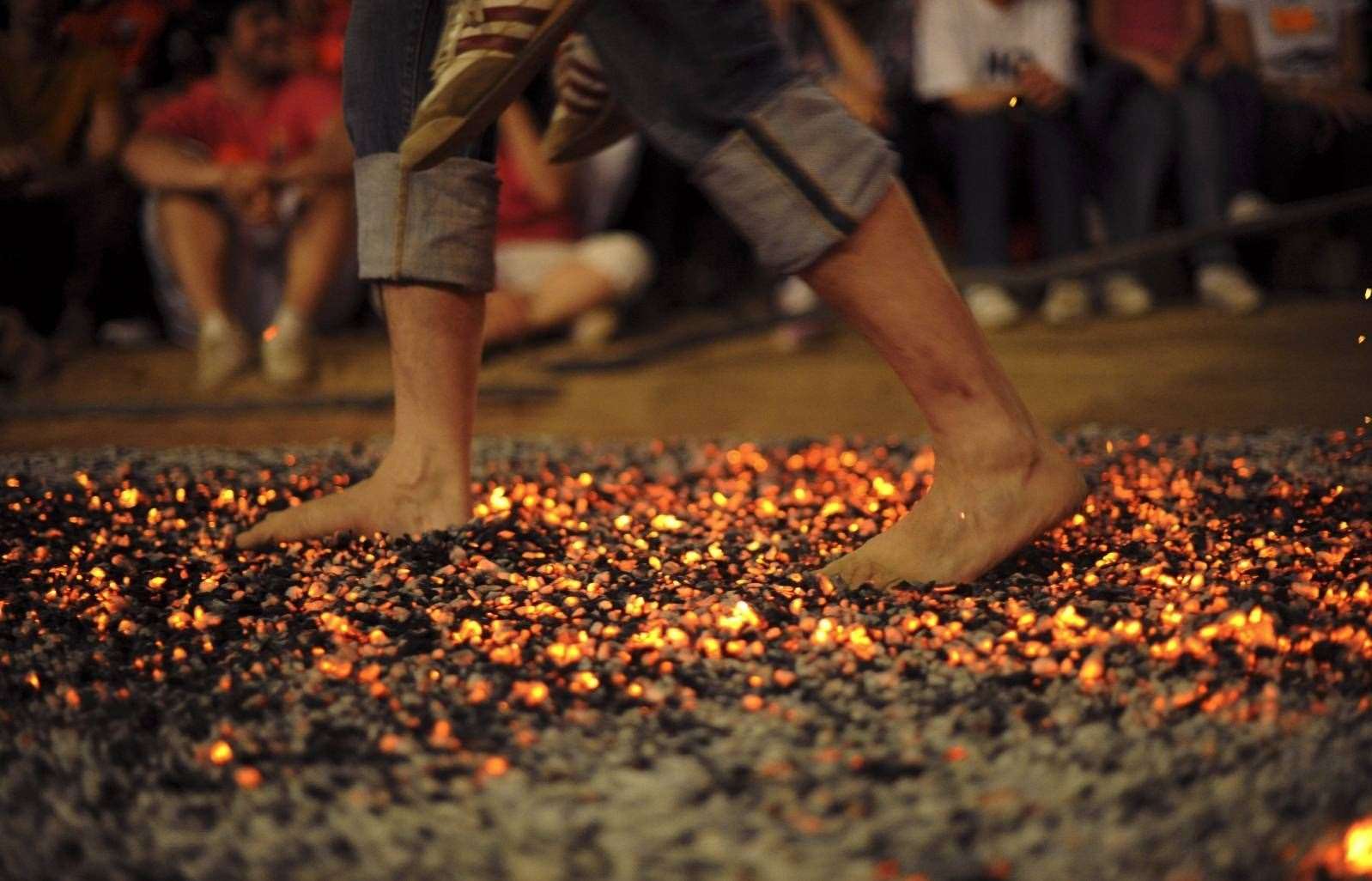 Are you prepared to walk over hot coals for charity? Picture supplied by We Are Beams