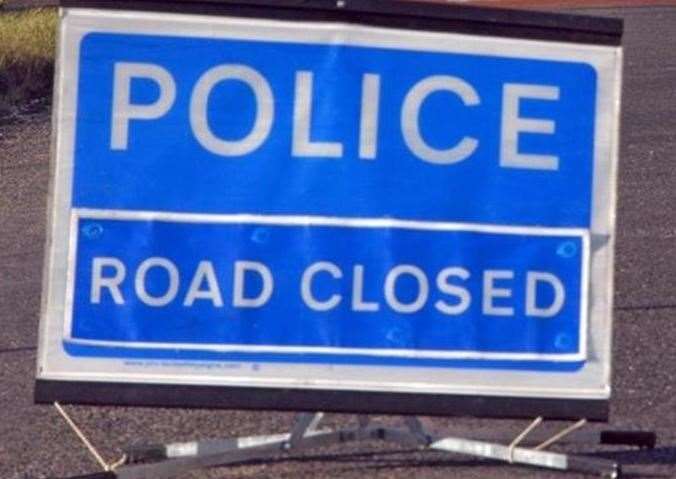 Police have closed the road in both directions. Stock picture