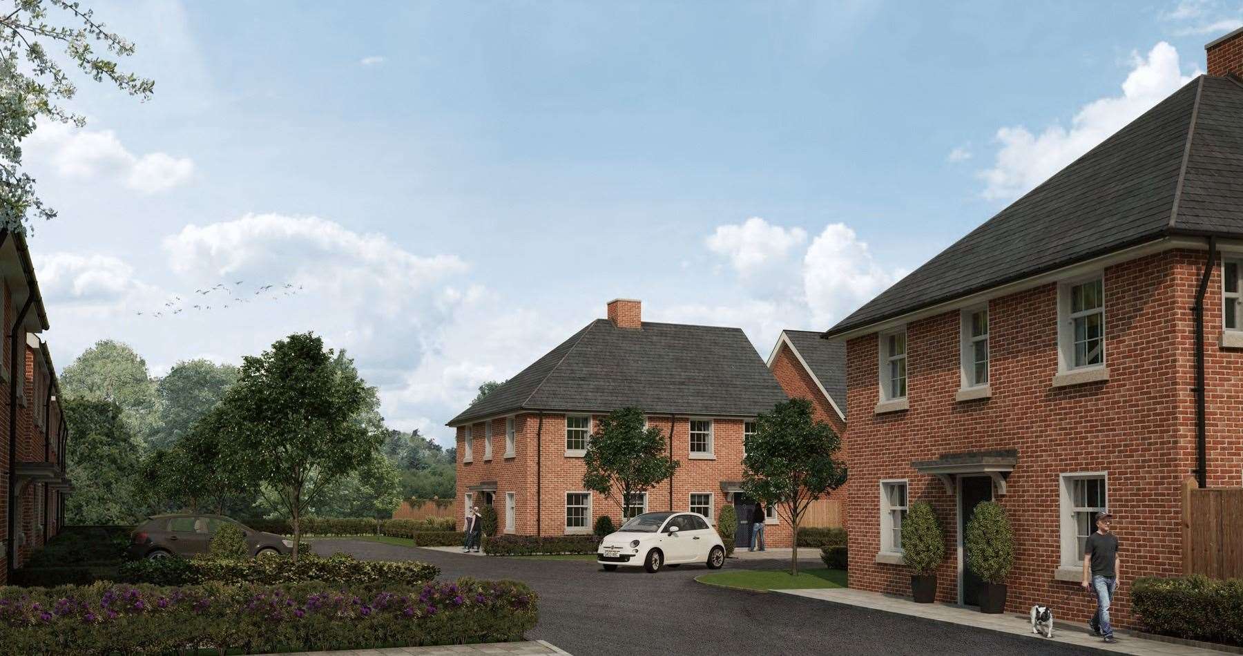 Artist's impression off what the houses are expected to look like. Submitted picture