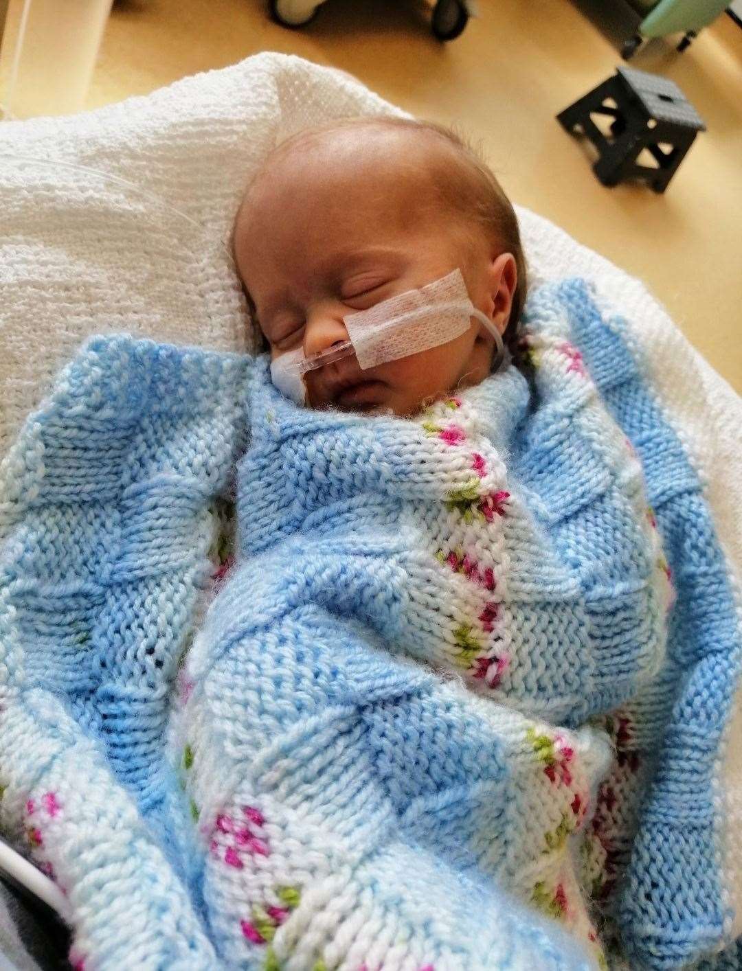 Rosie weighed just 3lbs 8oz when she was born prematurely