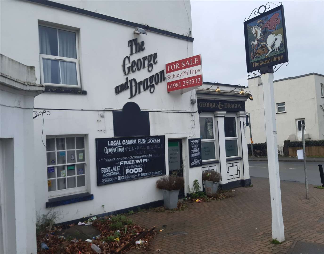 The George and Dragon pub in Swanscombe could be turned into a Domino's Pizza