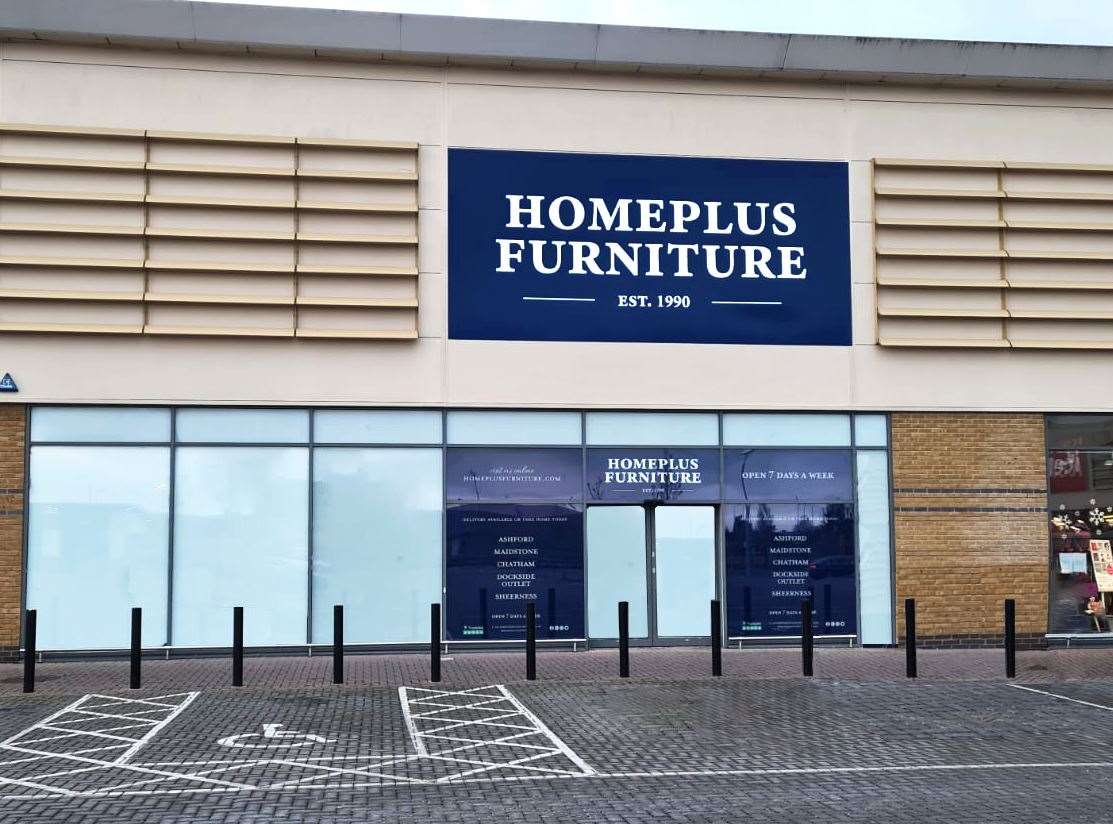 HomePlus Furniture is set to open at Neats Court Retail Park in Queenborough, Sheppey