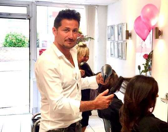Marcello Marino fears his salon will not survive without some funds to tide it over