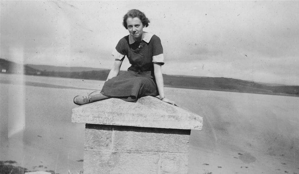 A picture of Ruth Swade taken from a holiday to Ireland in 1936