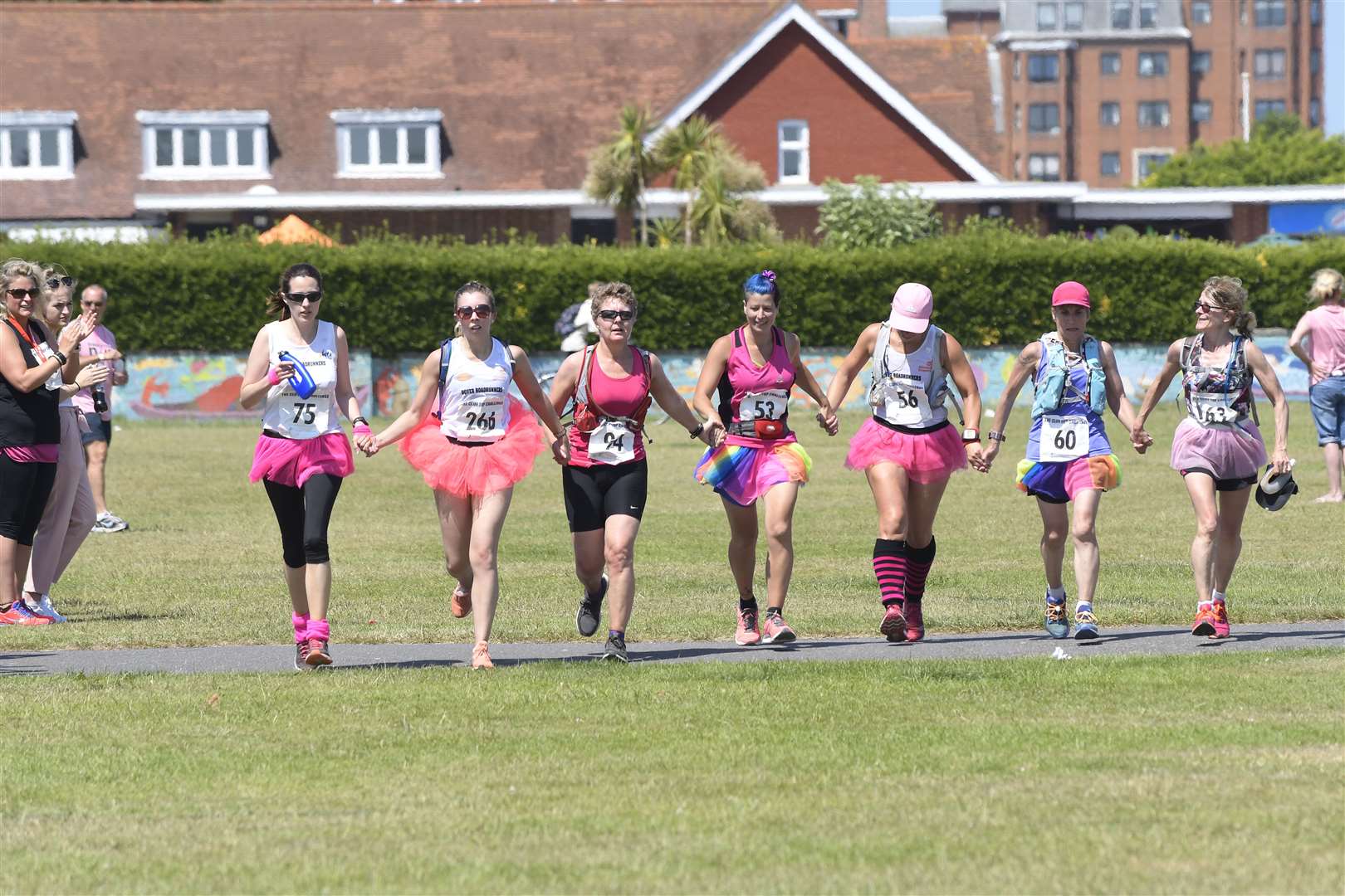 Runners will take on a variety of distances along the coastline finishing in Walmer