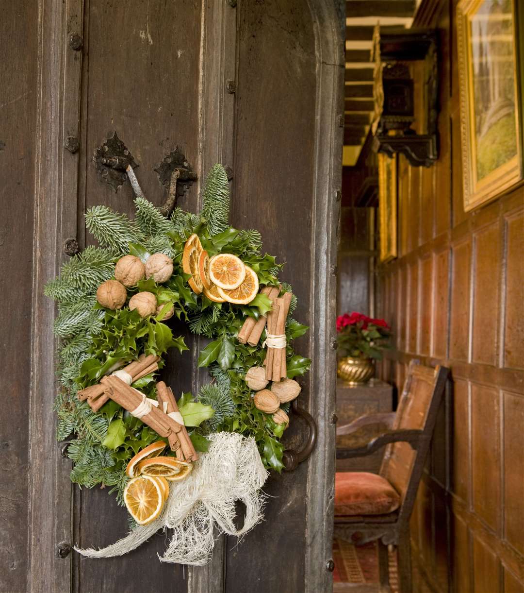 Traditional Christmas decorations at the National Trust Picture: John Miller/National Trust Images