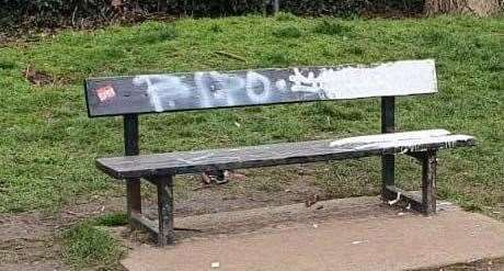 The vandalism at Faversham Strike Force's ground (44951364)