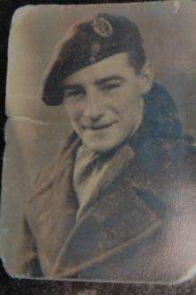 Sidney Blackmore when he was a paratrooper