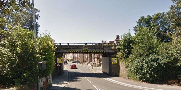 The crash happened in Ramsgate Road, Margate, this morning. Picture: Google (15688983)