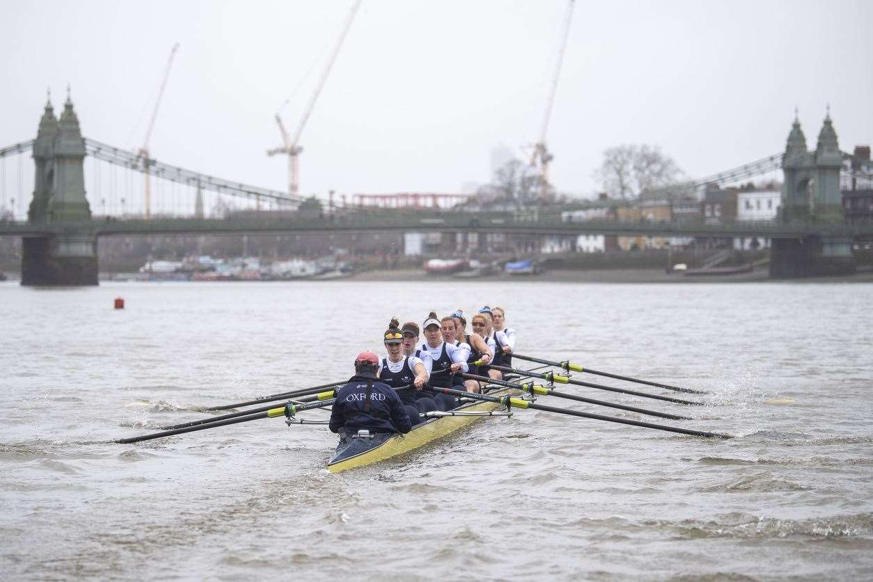 The Boat Race takes place on April 3 on the Thames in London. Picture: Benedict Tufnell/Row 360