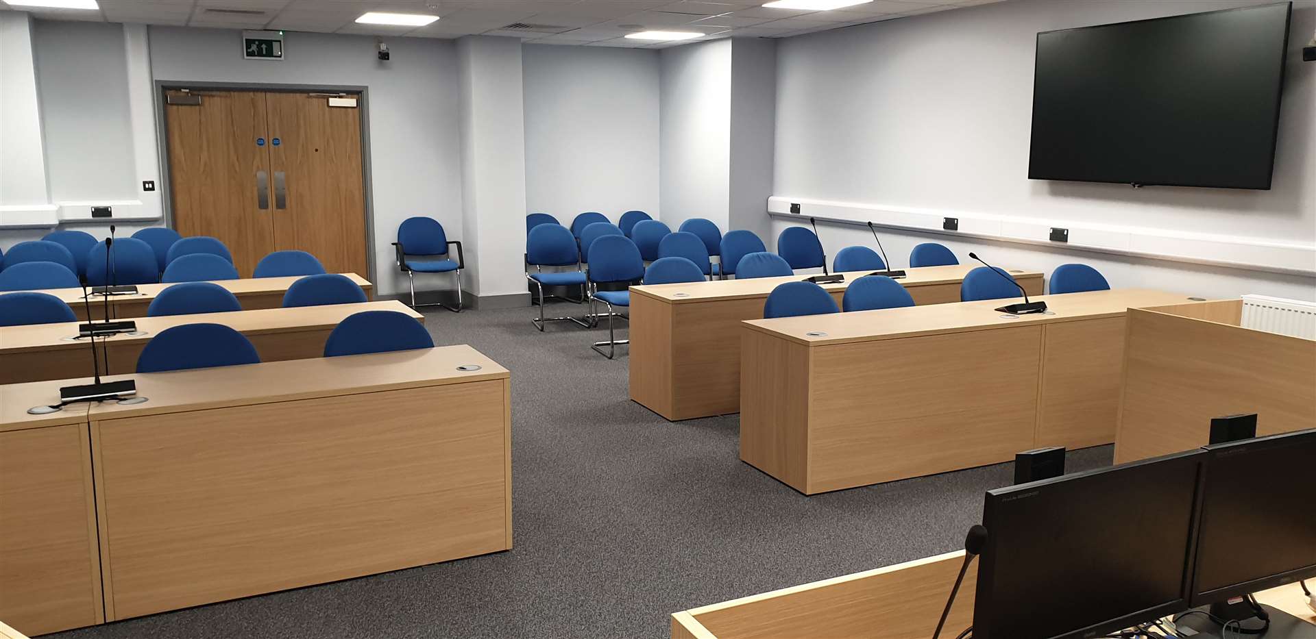 One of the new coroner's courts at Oakwood House