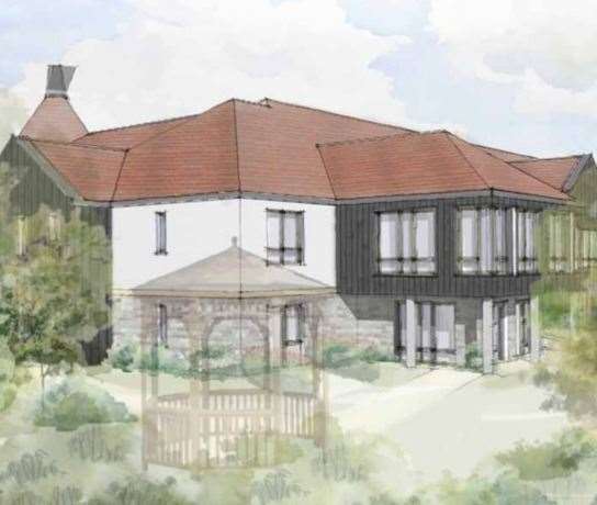 A CGI image of the rejected 99 unit ‘care village’ in Sutton Valence, Maidstone. Photo: Maidstone council planning portal