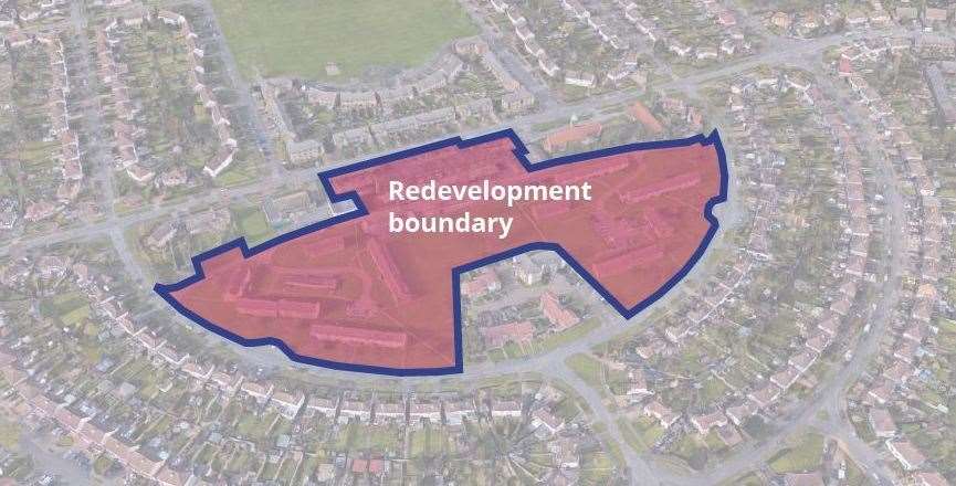 The proposed development site in Cambridge Crescent and Northumberland Road. Picture: Golding Homes