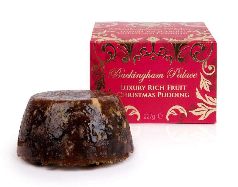 The Buckingham Palace luxury Christmas pudding (Royal Collection Trust/HM Queen Elizabeth II 2021/PA)