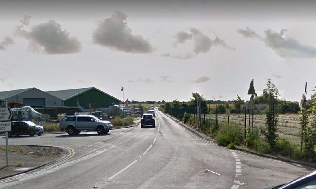 The incident happened in Manston Road, near Spitfire Way. Picture: Google Street View