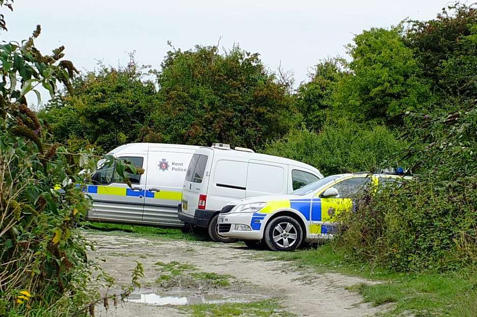 Police at Cliffe Pools. Picture: Alan Watkins