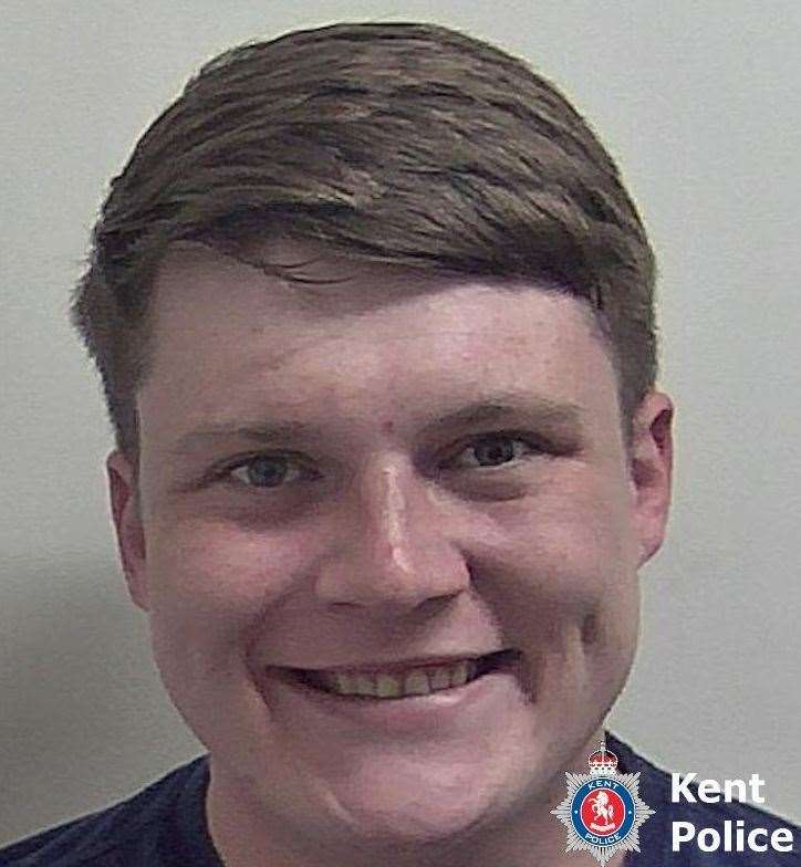 Zak Burr was jailed for two years and eight months. Picture: Kent Police