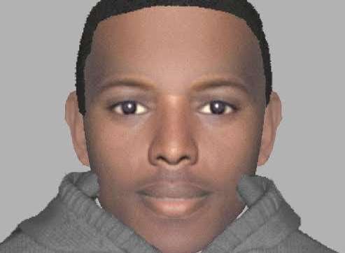 An e-fit of a similar-looking man who approached a girl in Iwade