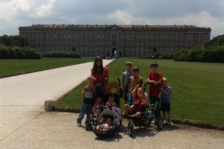 The Sullivans at the Palace of Caserta