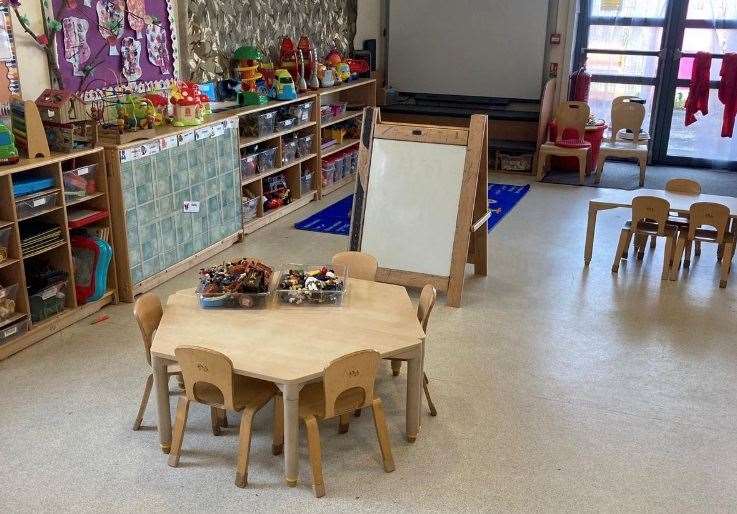Inside the pre-school
