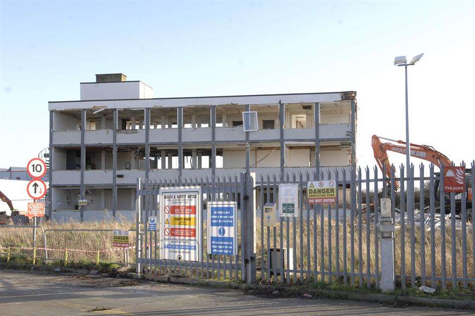 The former HBC Engineering building, which has now been demolished