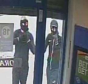 Ben and Luke Twyman approach the business. Picture: Kent Police