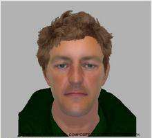 Efit of man police want to speak to after woman followed in Deal.