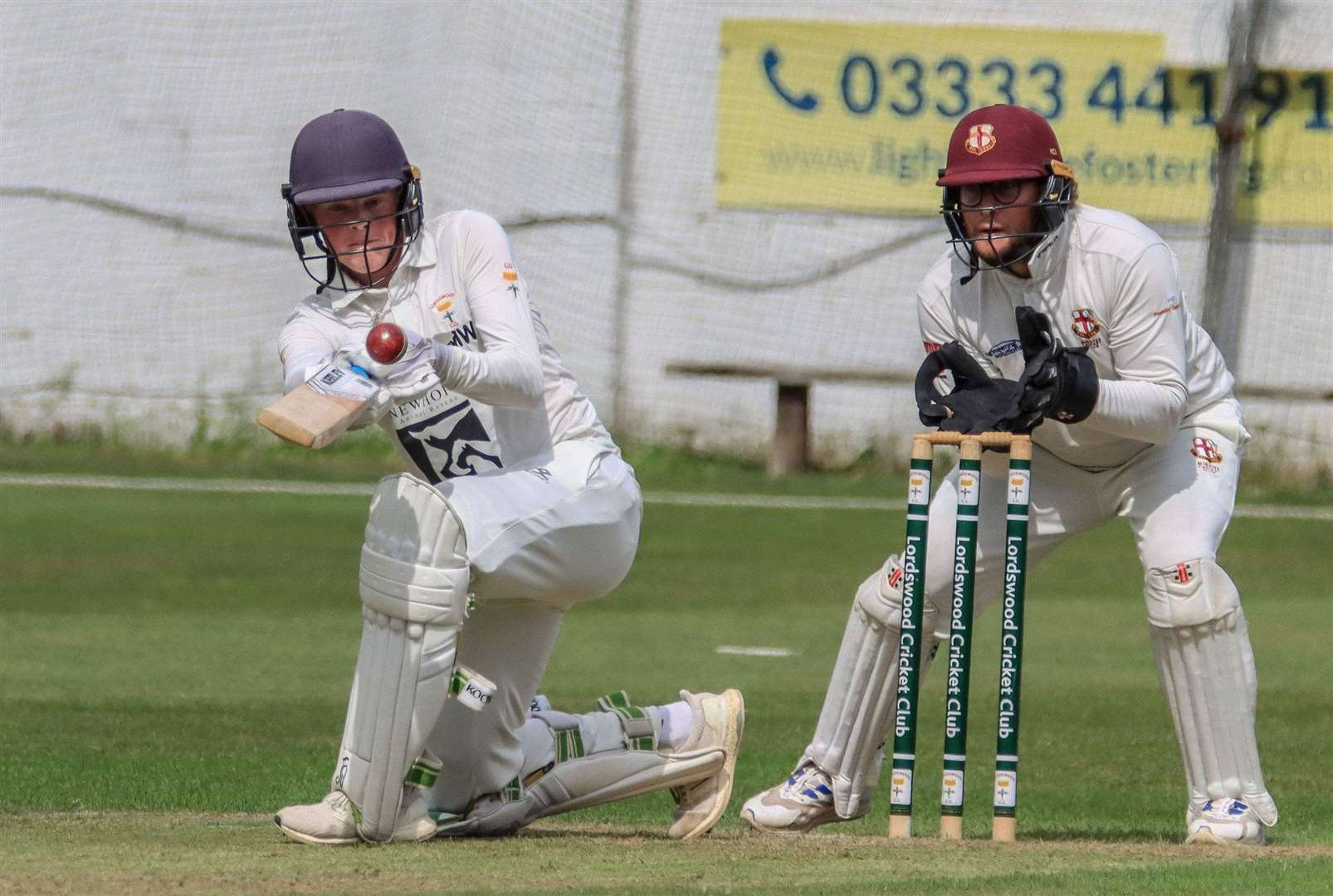 Max Wood scored 41 in a 91-run Lordswood opening stand with Linden Lockhart. Picture: Allen Hollands