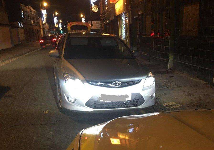 A suspected stolen vehicle was stopped by police in Dartford. Picture: Kent Police