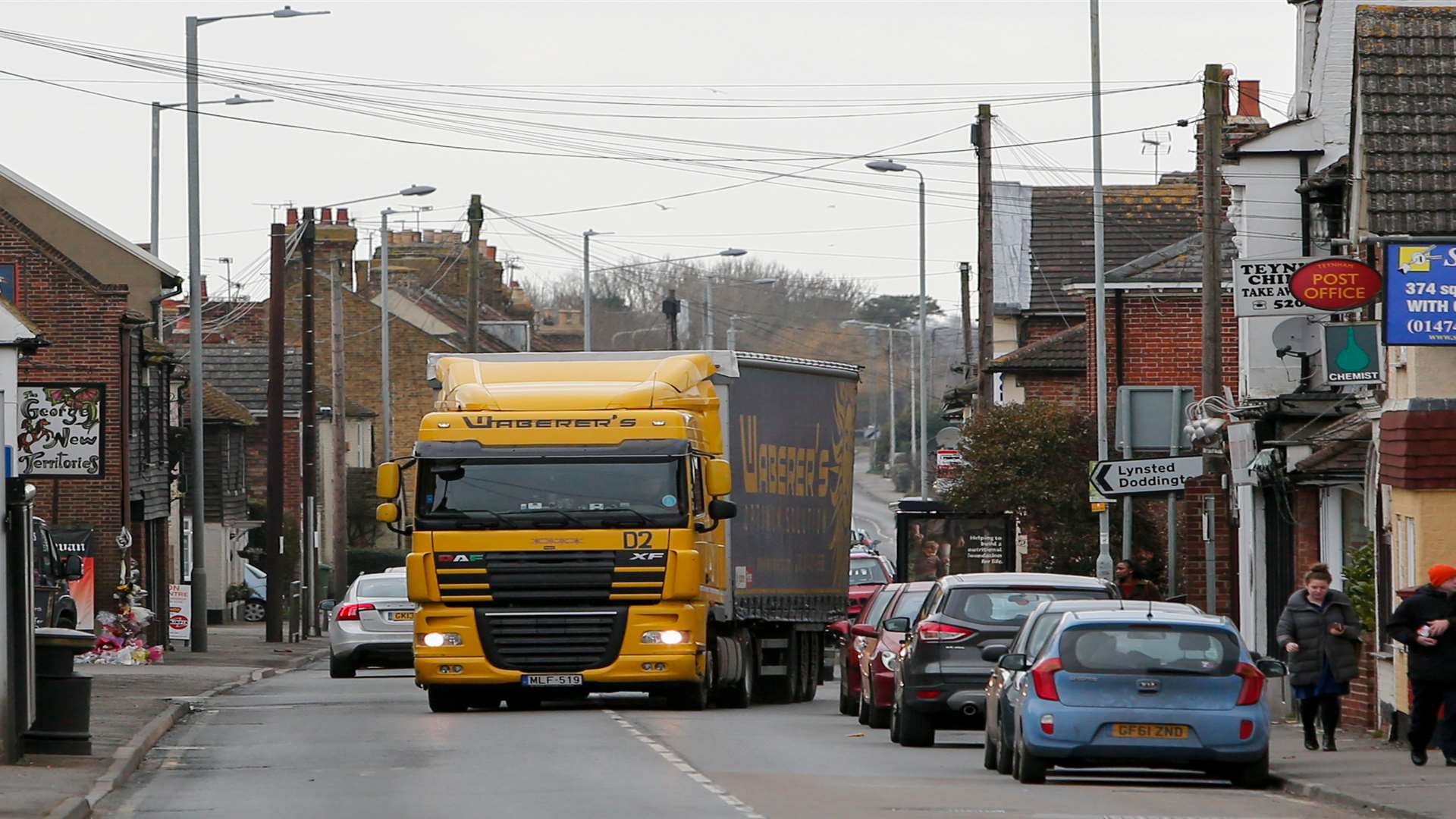 Hundreds of extra lorries could be using the A2 London Road